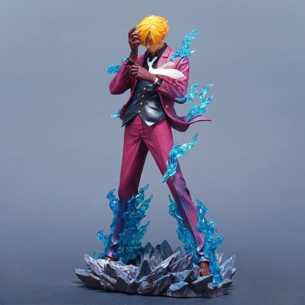 25cm/9.84in Anime ONE PIECE Figure Sanji Action Figures Pvc Statue Desktop Ornamen Collection Model Toys Gifts