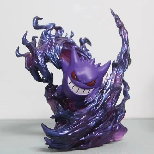 18cm Pokemon Gengar Figure, Anime Action Model Collectible Statue for Display, Halloween Christmas Birthday Gift
