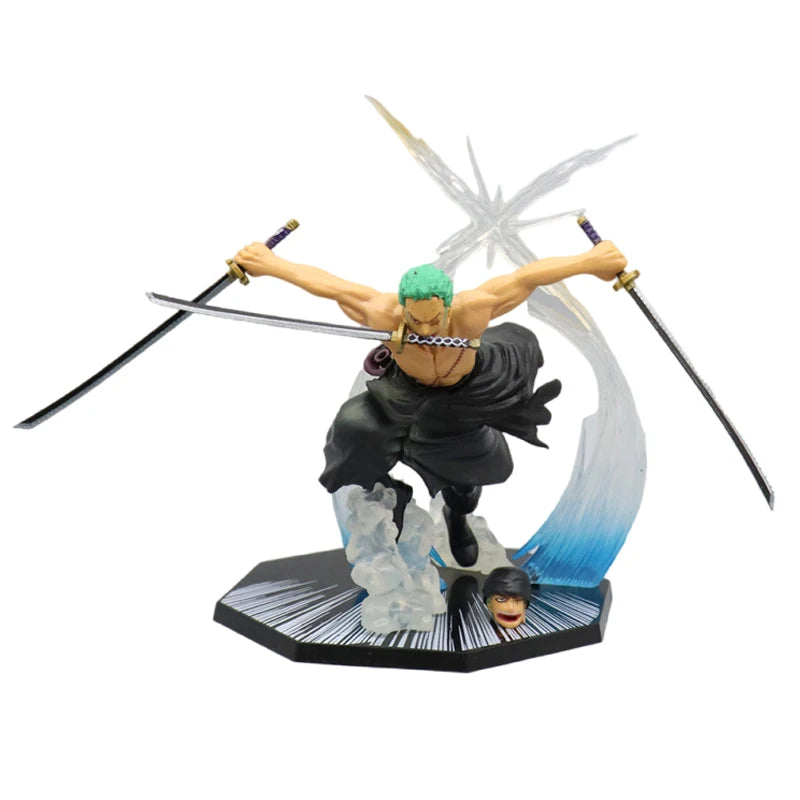 Anime Figure One Piece Luffy Roronoa Zoro Three-Blade Sa-Maximum Manga Statue PVC Action Collection Model Toys