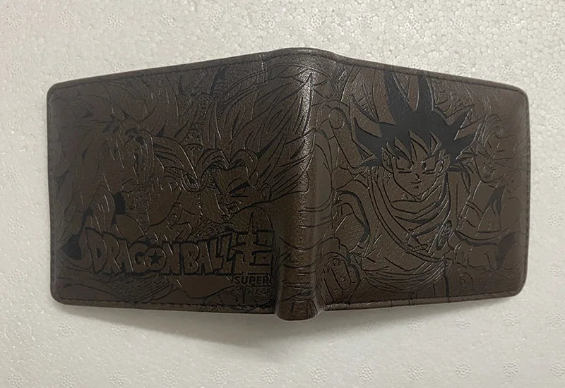 Anime Dragon Ball Son Goku Turtle Wuzi Embossed Short Wallet Coin Purse Student Fashion Personality Zero Wallet Card Wallet