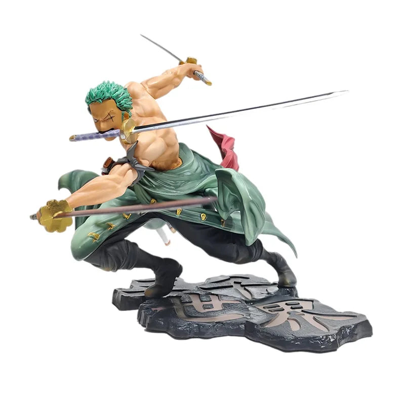 Anime Figure One Piece Luffy Roronoa Zoro Three-Blade Sa-Maximum Manga Statue PVC Action Collection Model Toys
