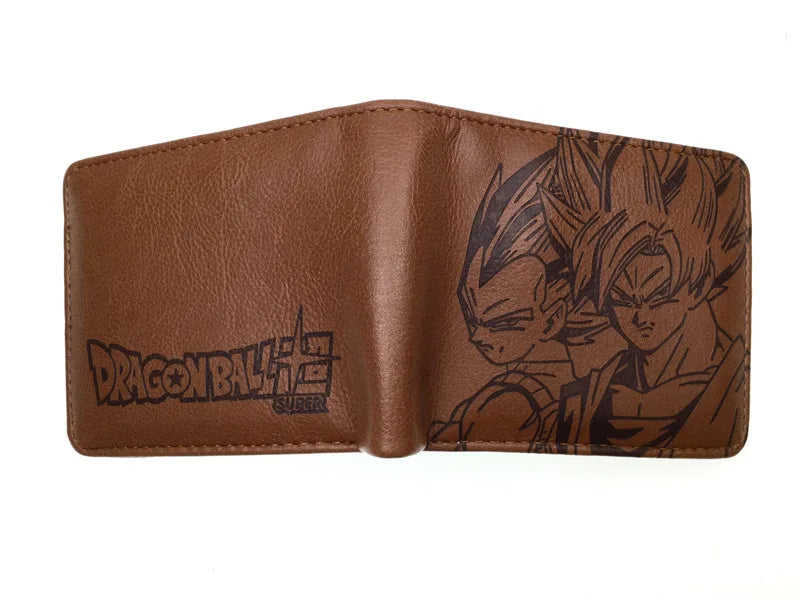 Anime Dragon Ball Son Goku Turtle Wuzi Embossed Short Wallet Coin Purse Student Fashion Personality Zero Wallet Card Wallet