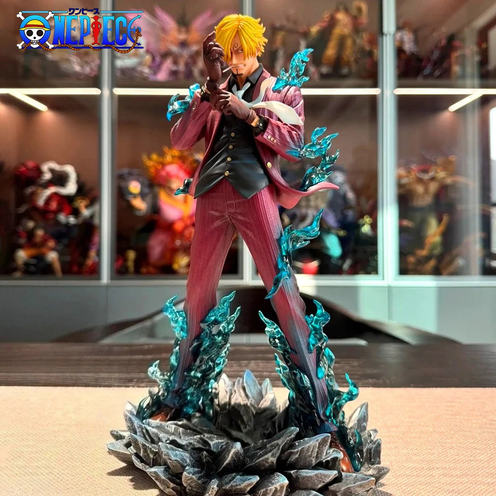 25cm/9.84in Anime ONE PIECE Figure Sanji Action Figures Pvc Statue Desktop Ornamen Collection Model Toys Gifts