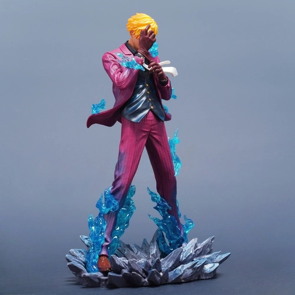 25cm/9.84in Anime ONE PIECE Figure Sanji Action Figures Pvc Statue Desktop Ornamen Collection Model Toys Gifts