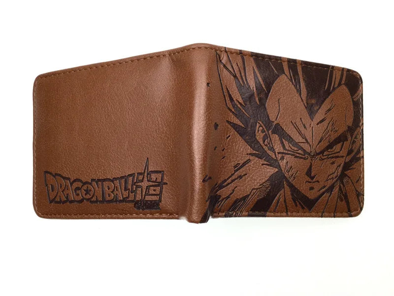 Anime Dragon Ball Son Goku Turtle Wuzi Embossed Short Wallet Coin Purse Student Fashion Personality Zero Wallet Card Wallet