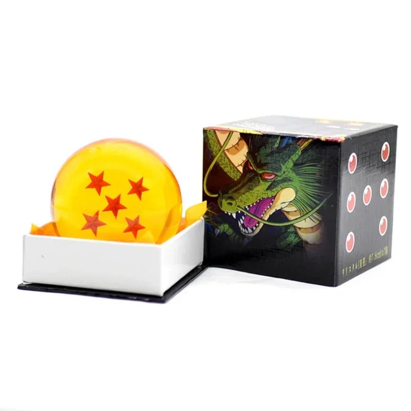 Bandai Anime Dragon Ball Crystal Ball Z Star 1-7 Resin Dragonbead Cosplay Props Desktop Decoration Children Toys Gifts