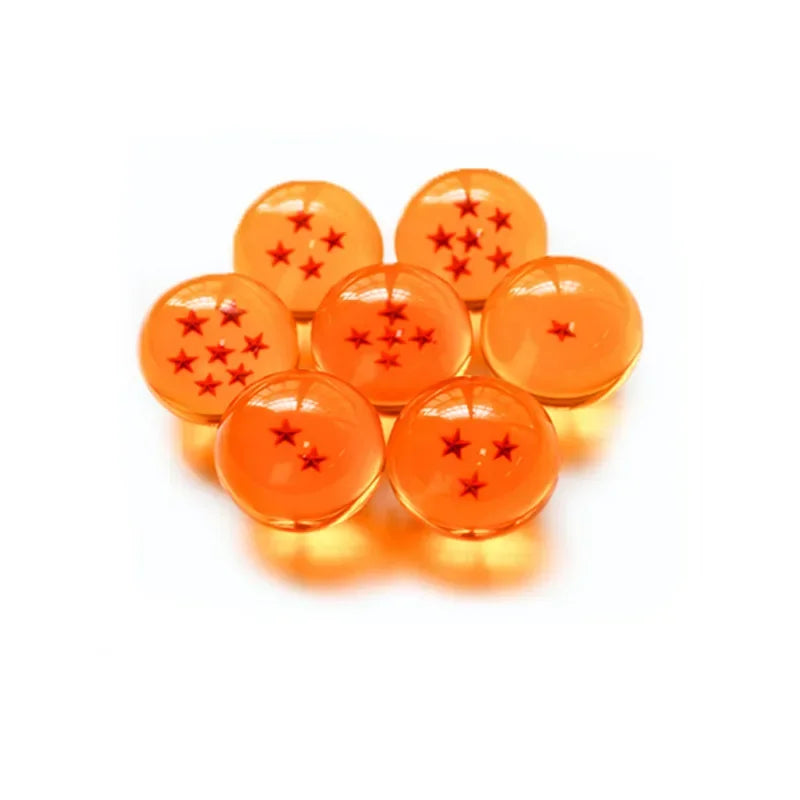 Bandai Anime Dragon Ball Crystal Ball Z Star 1-7 Resin Dragonbead Cosplay Props Desktop Decoration Children Toys Gifts