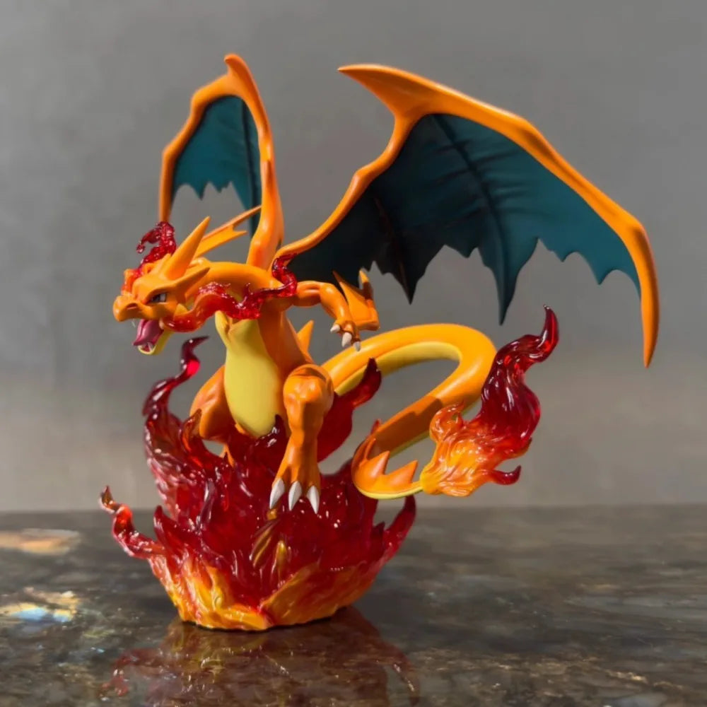 20cm/7.87in Anime Figure Charizard Action Figures Charizard X Figures Pvc Statue Desktop Ornamen Collection Model Toys Gifts