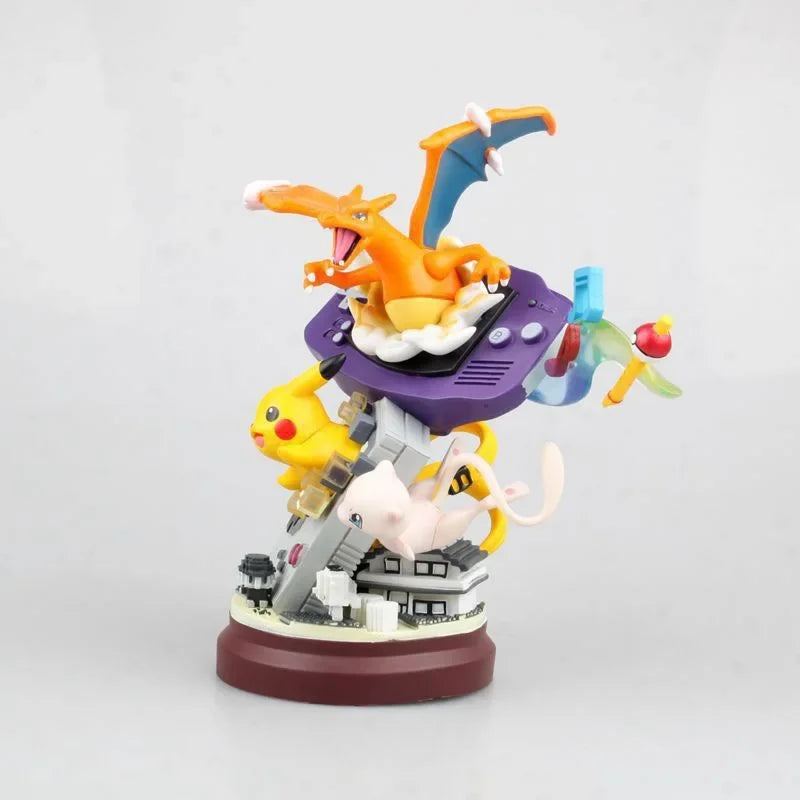 20cm Large Pokemon Figure Pikachu Charizard Mewtwo, Anime Collectible Model for Home Decoration Display Gift