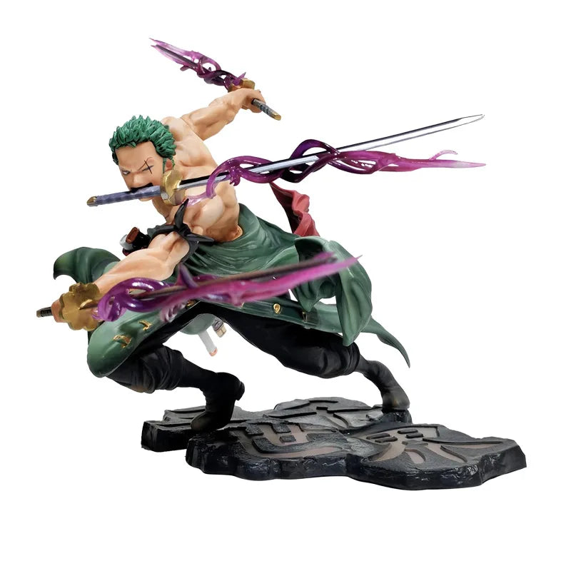 Anime Figure One Piece Luffy Roronoa Zoro Three-Blade Sa-Maximum Manga Statue PVC Action Collection Model Toys