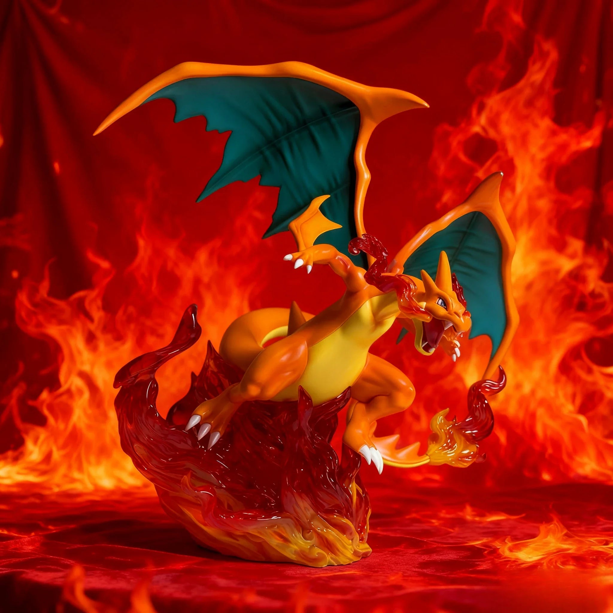 20cm/7.87in Anime Figure Charizard Action Figures Charizard X Figures Pvc Statue Desktop Ornamen Collection Model Toys Gifts