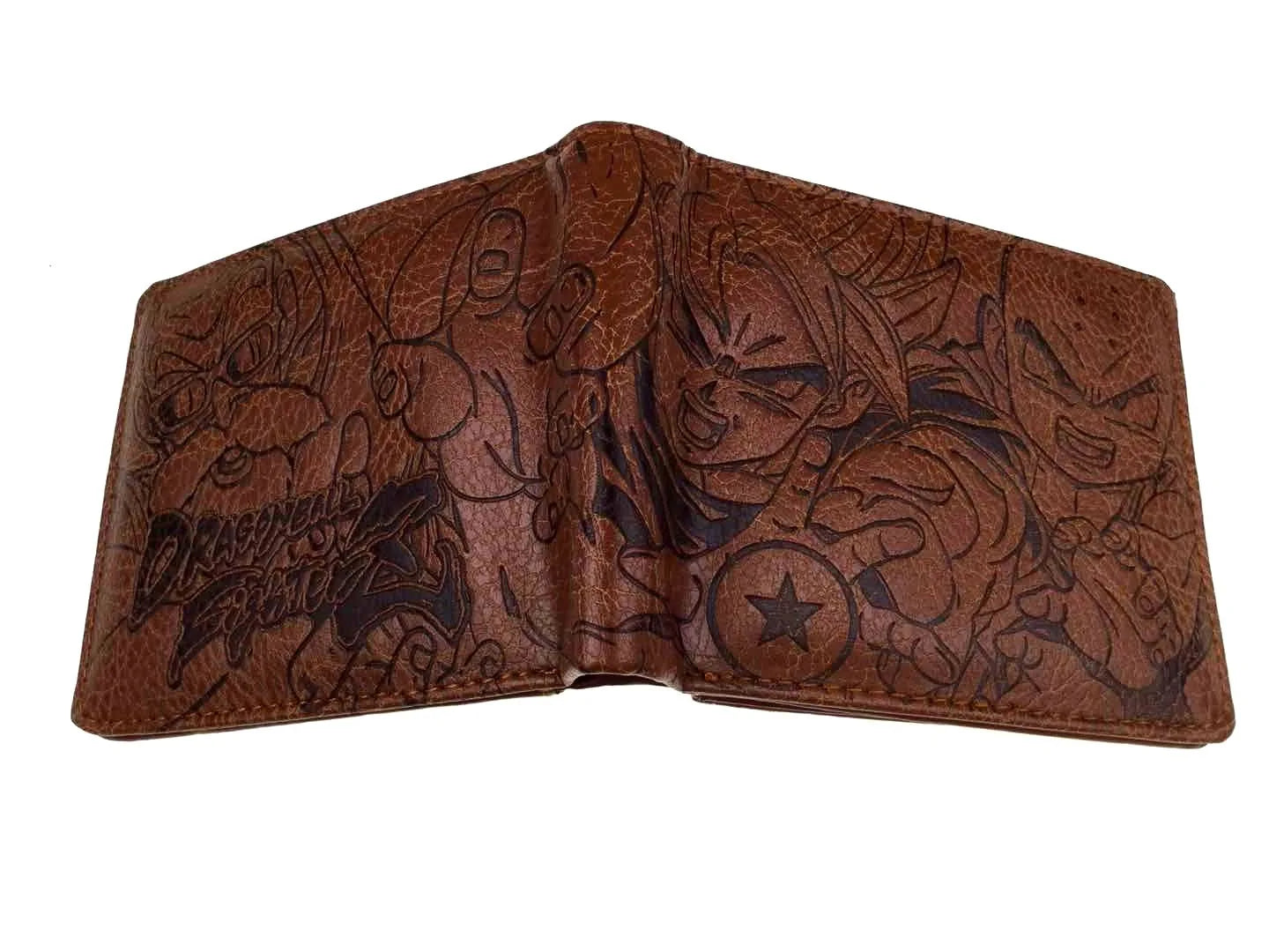 Anime Dragon Ball Son Goku Turtle Wuzi Embossed Short Wallet Coin Purse Student Fashion Personality Zero Wallet Card Wallet