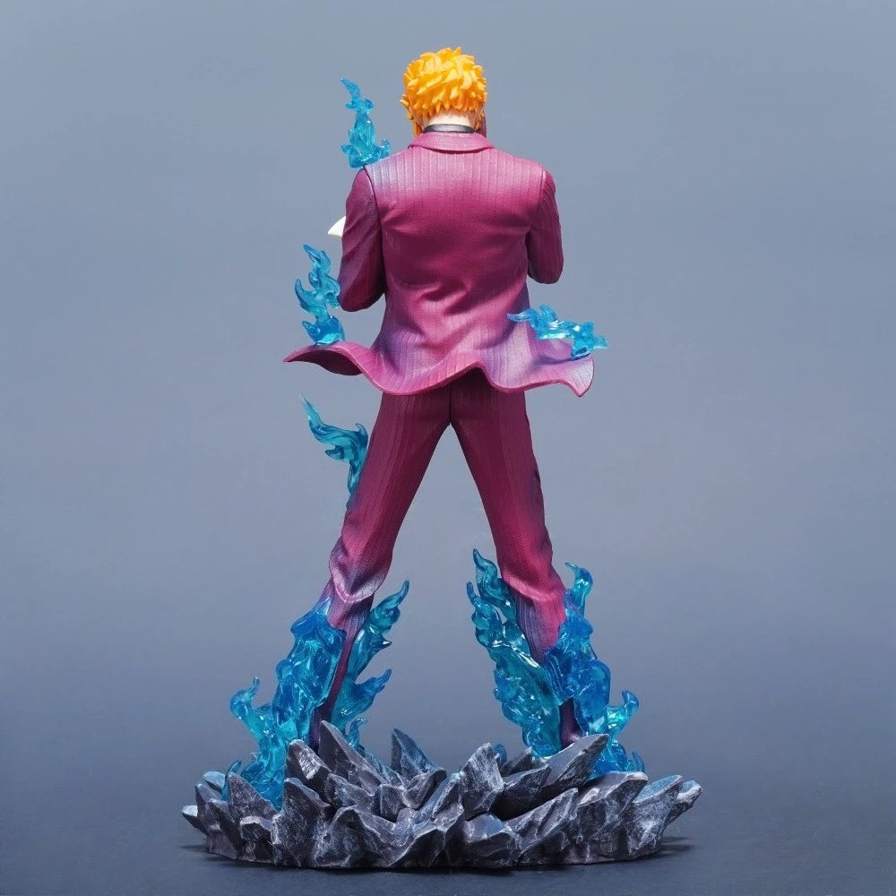 25cm/9.84in Anime ONE PIECE Figure Sanji Action Figures Pvc Statue Desktop Ornamen Collection Model Toys Gifts