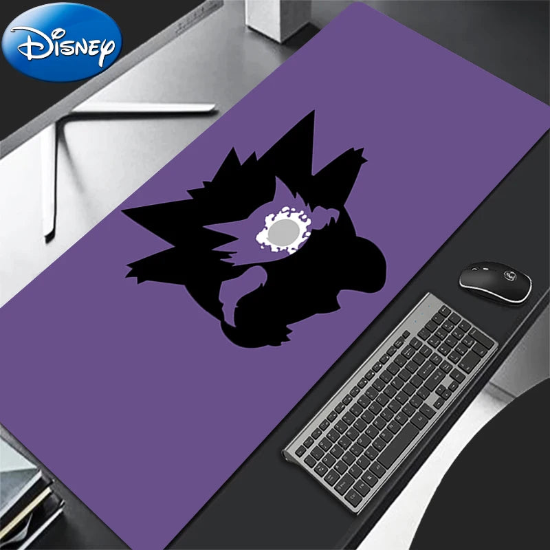 90x40cm Mouse Pad P-Pokemon Gengar Large Rubber Computer Gaming Accessories Mousepad Extended Desk Mat Locking Edge Gamer Carpet